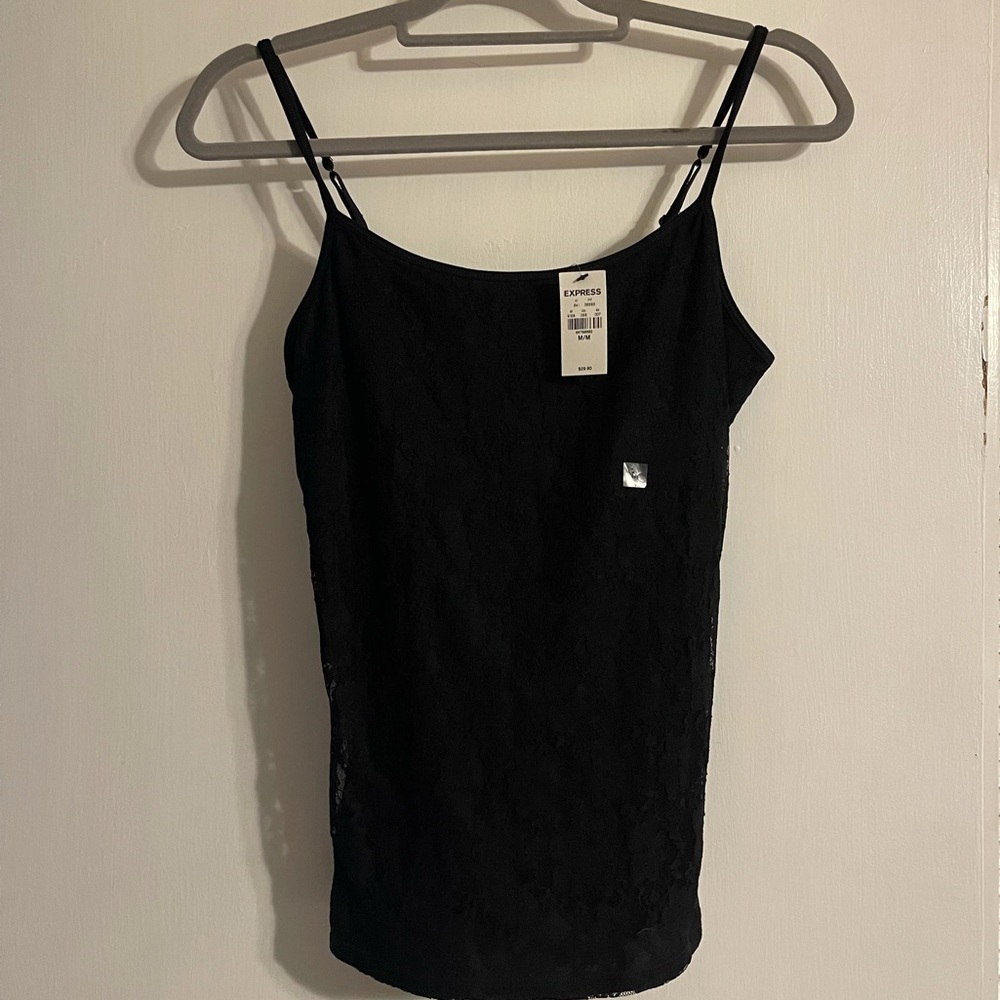 Express Black Lace Camisole